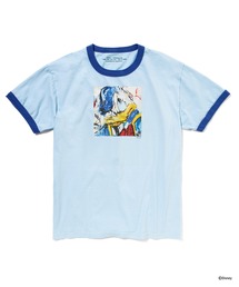 Disney(�f�B�Y�j�[)��DONALD DUCK / RINGER T-SHIRT(T�V���c/�J�b�g�\�[)