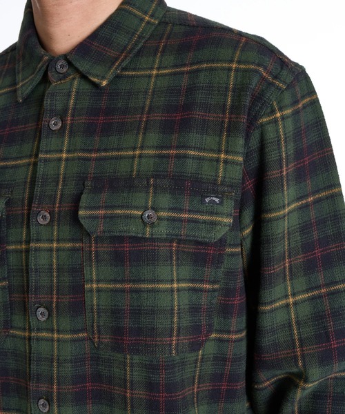 BILLABONG(ビラボン)の「BILLABONG メンズ 24A053500-OFFSHORE FLANNEL 長袖シャツ 【2025年秋冬モデル】/ビラボンチェック柄ネルシャツ(シャツ/ブラウス・メンズ・ブラック/ブルー系その他・MEDIUM/LARGE/X-LARGE)」の7枚目の写真