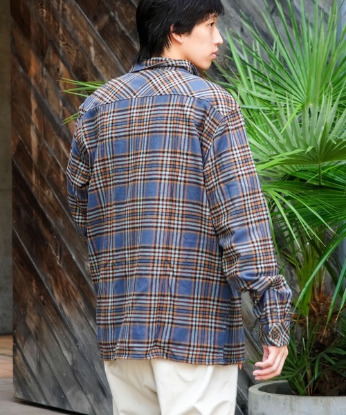 BILLABONG(ビラボン)の「BILLABONG メンズ 24A053500-OFFSHORE FLANNEL 長袖シャツ 【2025年秋冬モデル】/ビラボンチェック柄ネルシャツ(シャツ/ブラウス・メンズ・ブラック/ブルー系その他・MEDIUM/LARGE/X-LARGE)」の12枚目の写真