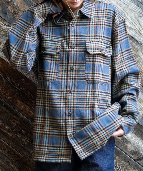 BILLABONG(ビラボン)の「BILLABONG メンズ 24A053500-OFFSHORE FLANNEL 長袖シャツ 【2025年秋冬モデル】/ビラボンチェック柄ネルシャツ(シャツ/ブラウス・メンズ・ブラック/ブルー系その他・MEDIUM/LARGE/X-LARGE)」の21枚目の写真