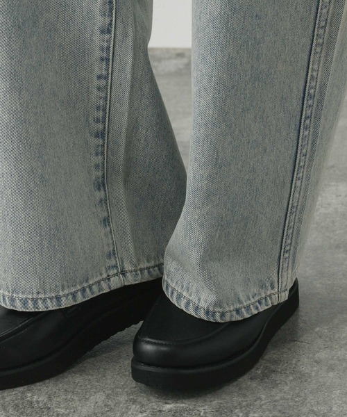 GLOBAL WORK（グローバルワーク）の「GOODデニムカラーバギーパンツ/498402（デニムパンツ・レディース・インディゴブルー/ブラウン・X-SMALL/SMALL/MEDIUM/LARGE/X-LARGE/XX-LARGE）」の19枚目の写真