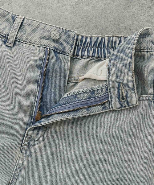 GLOBAL WORK（グローバルワーク）の「GOODデニムカラーバギーパンツ/498402（デニムパンツ・レディース・インディゴブルー/ブラウン・X-SMALL/SMALL/MEDIUM/LARGE/X-LARGE/XX-LARGE）」の20枚目の写真