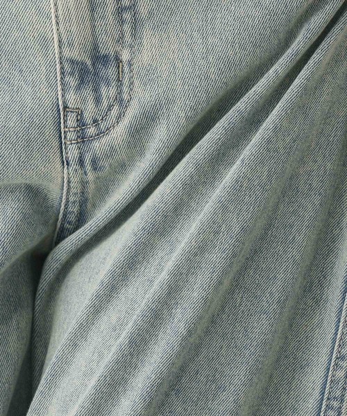 GLOBAL WORK（グローバルワーク）の「GOODデニムカラーバギーパンツ/498402（デニムパンツ・レディース・インディゴブルー/ブラウン・X-SMALL/SMALL/MEDIUM/LARGE/X-LARGE/XX-LARGE）」の3枚目の写真