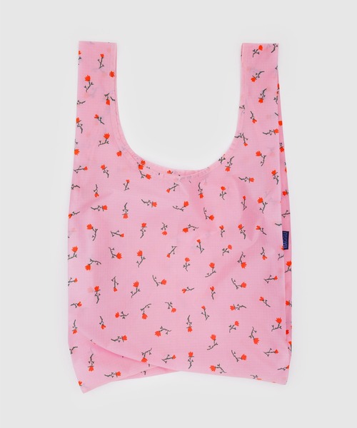BAGGU(バグー)の「STANDARD BAGGU 591.ピンクワイルドフラワー(エコバッグ/サブバッグ・レディース・ピンク・FREE)」の2枚目の写真