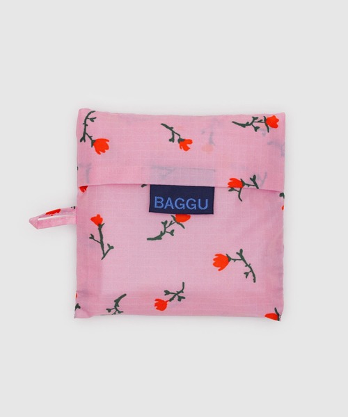 BAGGU(バグー)の「STANDARD BAGGU 591.ピンクワイルドフラワー(エコバッグ/サブバッグ・レディース・ピンク・FREE)」の3枚目の写真