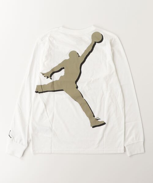 JORDAN BRAND（ジョーダンブランド）の「ジョーダン  JDB AJB LABEL LS-TEE（Tシャツ/カットソー・キッズ・ブラック/アイボリー・130cm/140cm/150cm/160cm）」の3枚目の写真