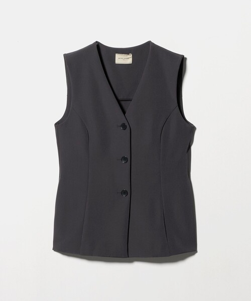 UNITED ARROWS（ユナイテッドアローズ）の「ダブルクロス ベスト -ウォッシャブル-（ベスト・レディース・ブラック/ダークグレー・FREE）」の12枚目の写真