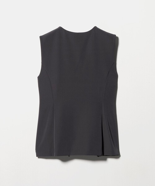 UNITED ARROWS（ユナイテッドアローズ）の「ダブルクロス ベスト -ウォッシャブル-（ベスト・レディース・ブラック/ダークグレー・FREE）」の13枚目の写真