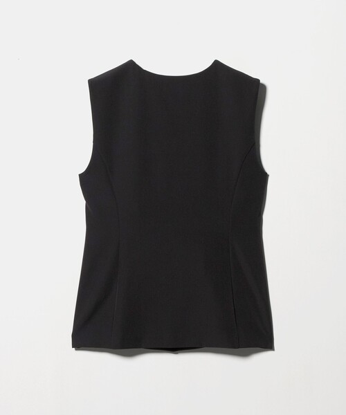 UNITED ARROWS（ユナイテッドアローズ）の「ダブルクロス ベスト -ウォッシャブル-（ベスト・レディース・ブラック/ダークグレー・FREE）」の20枚目の写真