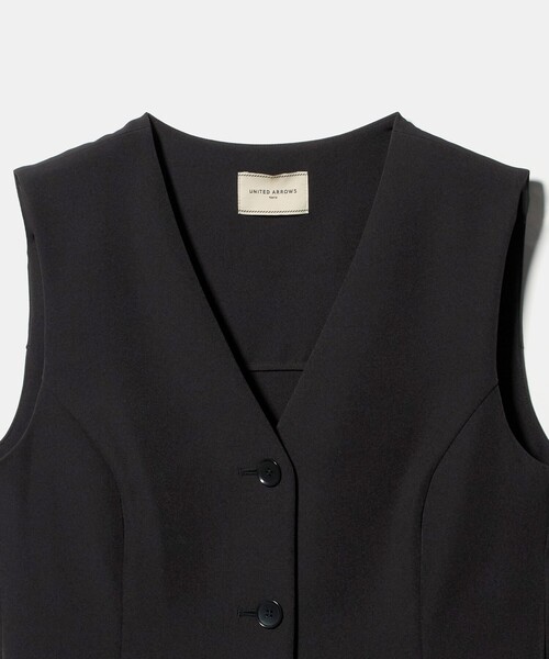 UNITED ARROWS（ユナイテッドアローズ）の「ダブルクロス ベスト -ウォッシャブル-（ベスト・レディース・ブラック/ダークグレー・FREE）」の21枚目の写真