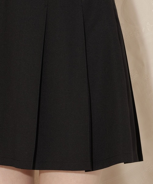 WILLSELECTION（ウィルセレクション）の「ベルト付きプリーツミニスカート（スカート・レディース・ブラック/グレー系その他/ブラウン系その他・FREE）」の10枚目の写真