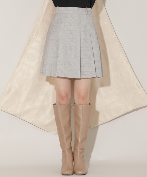 WILLSELECTION（ウィルセレクション）の「ベルト付きプリーツミニスカート（スカート・レディース・ブラック/グレー系その他/ブラウン系その他・FREE）」の17枚目の写真