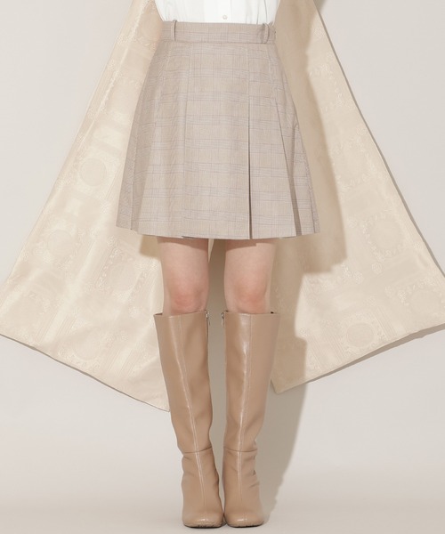 WILLSELECTION（ウィルセレクション）の「ベルト付きプリーツミニスカート（スカート・レディース・ブラック/グレー系その他/ブラウン系その他・FREE）」の14枚目の写真