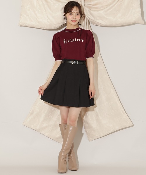 WILLSELECTION(ウィルセレクション)の「ベルト付きプリーツミニスカート(スカート・レディース・ブラック/グレー系その他/ブラウン系その他・FREE)」の7枚目の写真