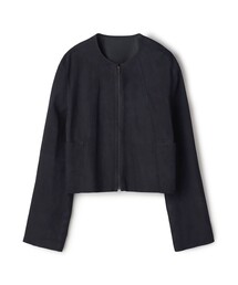 BACCA（バッカ）の「ゴートスエード ショートジップブルゾン（ブルゾン）」