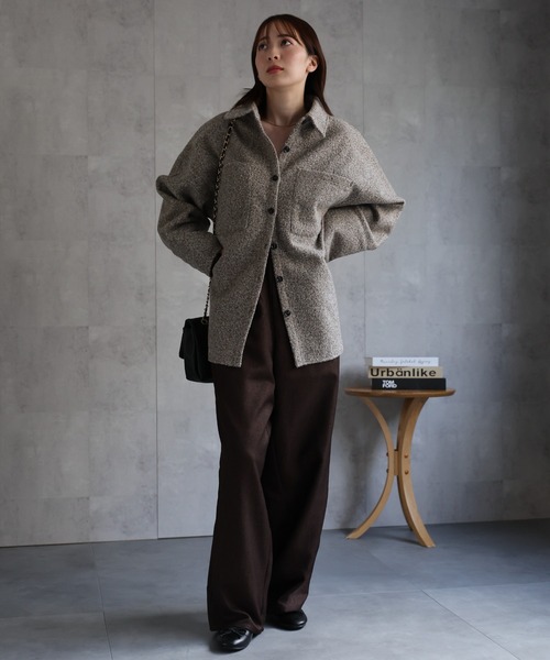 model：162cm 着用サイズ：F