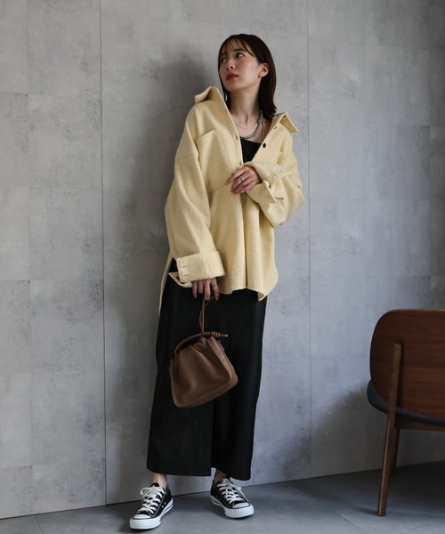 model：162cm 着用サイズ：F