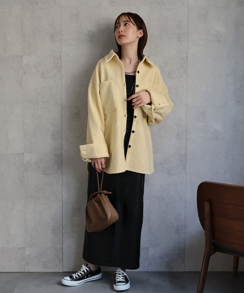 model：162cm 着用サイズ：F