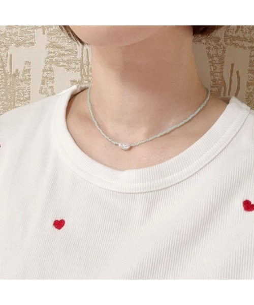 tone（トーン）の「【Seolrem】淡水パールバロックビーズチョーカー(MA)（チョーカー・レディース・A・FREE）」の3枚目の写真