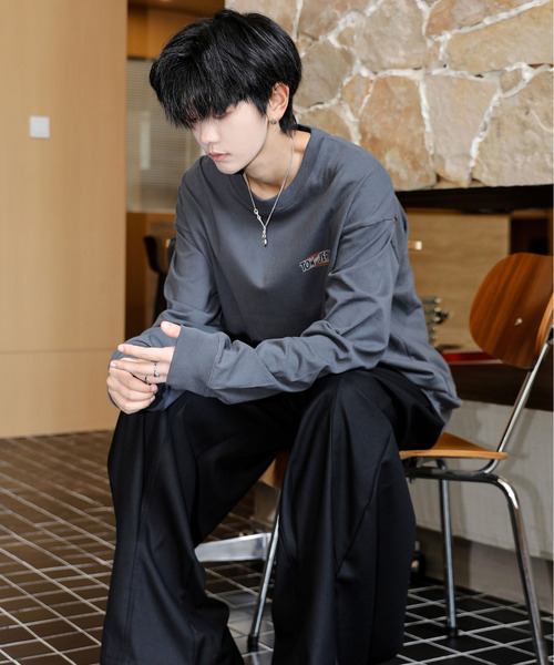 Tom&Jerry(トムアンドジェリー)の「【neos】ルーズシルエット TOM&JERRY トムとジェリー ピグメント風 プリント ロングスリーブ Tシャツ(Tシャツ/カットソー・メンズ・ブラック系1/ホワイト系2/ホワイト系1/ブラック系2・MEDIUM/X-LARGE/LARGE)」の20枚目の写真