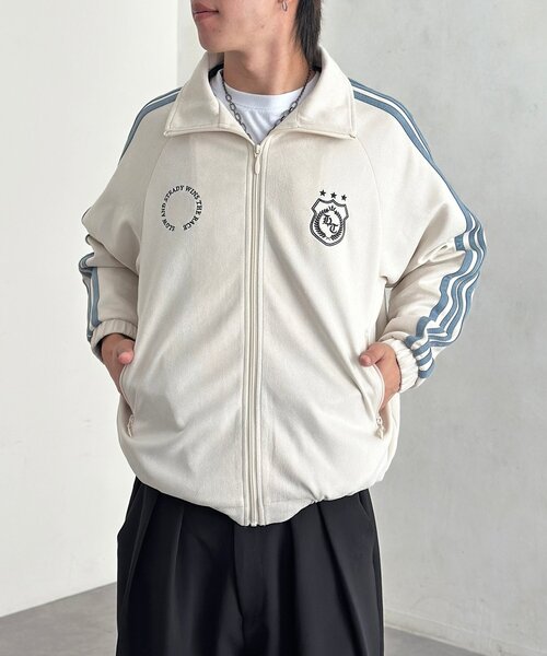 CPCM(シーピーシーエム)の「フェイクスエードトラックジャケット(ブルゾン・レディース・アイボリー/チャコールグレー/ブラウン/グリーン・MEDIUM/LARGE)」の19枚目の写真