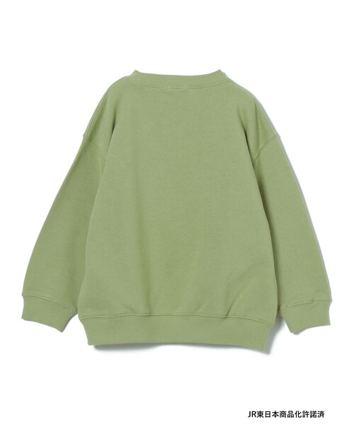BEAMS mini(ビームスミニ)の「JR 在来線 スウェット プルオーバー 2025FW(90~150cm)(スウェット・キッズ・ベージュ/ネイビー/ミント・90/140/130/120/110/100/150)」の9枚目の写真