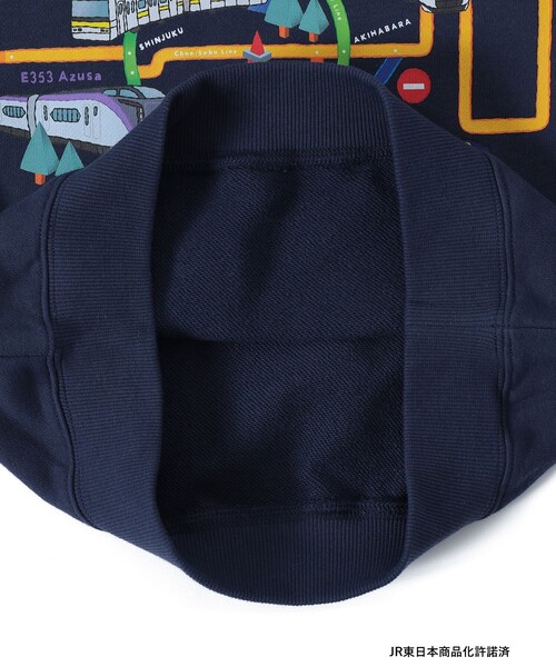 BEAMS mini(ビームスミニ)の「JR 在来線 スウェット プルオーバー 2025FW(90~150cm)(スウェット・キッズ・ベージュ/ネイビー/ミント・90/140/130/120/110/100/150)」の15枚目の写真