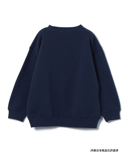 BEAMS mini(ビームスミニ)の「JR 在来線 スウェット プルオーバー 2025FW(90~150cm)(スウェット・キッズ・ベージュ/ネイビー/ミント・90/140/130/120/110/100/150)」の16枚目の写真