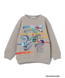 BEAMS mini | JR 在来線 スウェット プルオーバー 2025FW（90～150cm）(スウェット)