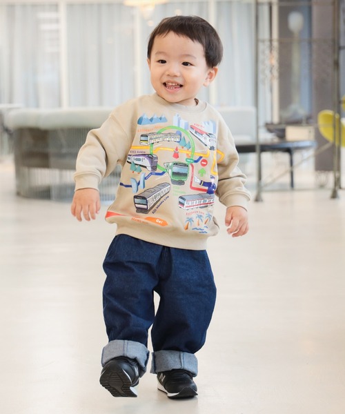 BEAMS mini(ビームスミニ)の「JR 在来線 スウェット プルオーバー 2025FW(90~150cm)(スウェット・キッズ・ベージュ/ネイビー/ミント・90/140/130/120/110/100/150)」の19枚目の写真