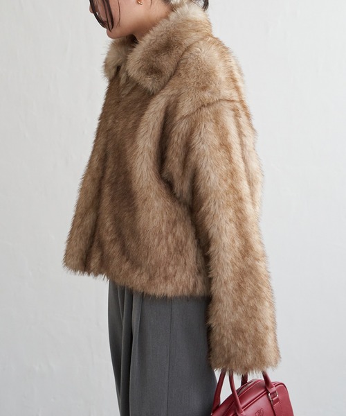 セール】シャギーファーショートコート（ブルゾン）｜VENCEEXCHANGE