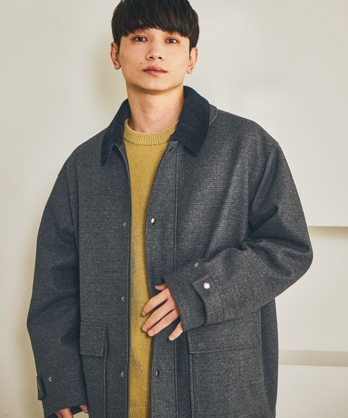 LAKOLE（ラコレ）の「ウーリーテックハンティングブルゾン / 570657（ブルゾン・メンズ・チャコール/ブラック/グリーン/ベージュ・X-LARGE/LARGE/MEDIUM）」の3枚目の写真