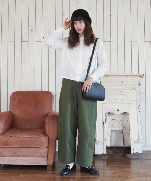 ZOZOMARKET(ゾゾマーケット)の「切替バレルカラーデニム-ZOZOMARKET by ハヤシアンナ(デニムパンツ・レディース・グリーン・マルチサイズ)」の9枚目の写真