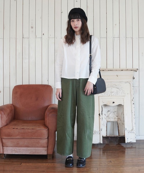 ZOZOMARKET(ゾゾマーケット)の「切替バレルカラーデニム-ZOZOMARKET by ハヤシアンナ(デニムパンツ・レディース・グリーン・マルチサイズ)」の10枚目の写真