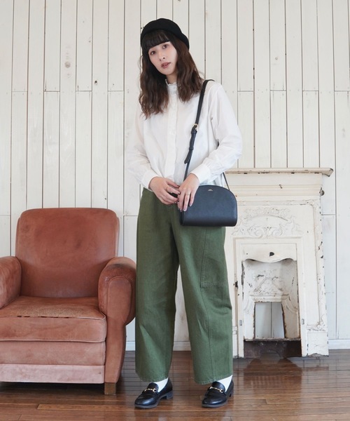 ZOZOMARKET(ゾゾマーケット)の「切替バレルカラーデニム-ZOZOMARKET by ハヤシアンナ(デニムパンツ・レディース・グリーン・マルチサイズ)」の11枚目の写真