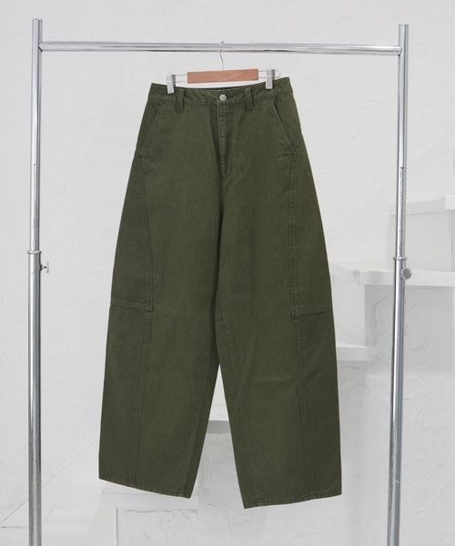 ZOZOMARKET(ゾゾマーケット)の「切替バレルカラーデニム-ZOZOMARKET by ハヤシアンナ(デニムパンツ・レディース・グリーン・マルチサイズ)」の13枚目の写真