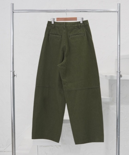 ZOZOMARKET(ゾゾマーケット)の「切替バレルカラーデニム-ZOZOMARKET by ハヤシアンナ(デニムパンツ・レディース・グリーン・マルチサイズ)」の14枚目の写真