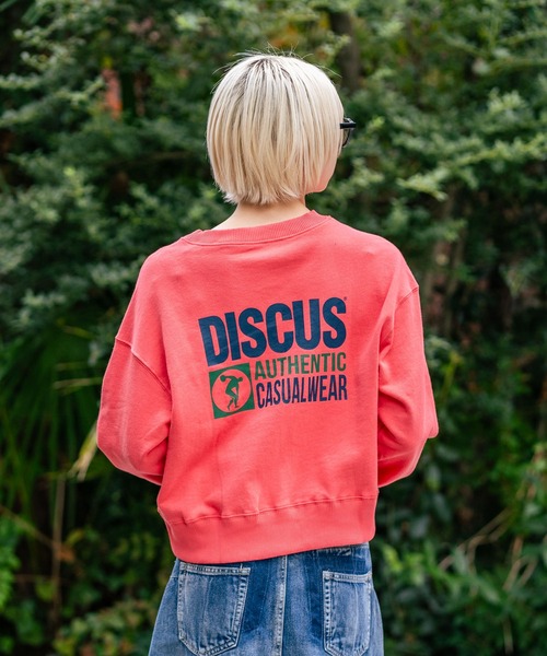 DISCUS(ディスカス)の「【DISCUS/ディスカス】裏毛 アイコニックコンパクト スウェットトレーナー ブランドロゴ(スウェット・レディース・杢グレー/レッド/ブルー/グリーン/ブラウン/ライトグレー・LARGE/MEDIUM)」の18枚目の写真