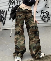 迷彩柄 デニムパンツ 【新品未使用】 やまは 様専用 y2kデニムパンツ 迷彩バギーデニム 新品未使用 迷彩