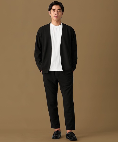 セール】【メンズスーツ】カットソーセットアップスーツ（ノーカラー