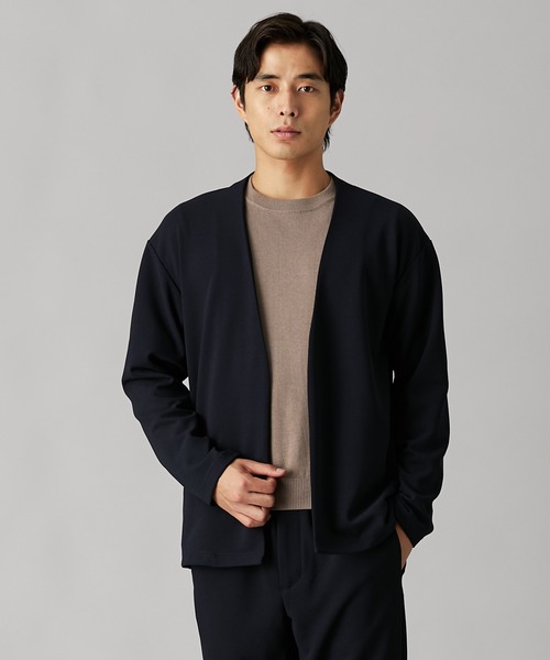 セール】【メンズスーツ】カットソーセットアップスーツ（ノーカラー