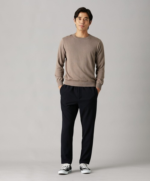 nissen（ニッセン）の「カットソーセットアップスーツ（ノーカラージャケット＋イージーパンツ）　(S～3Lサイズ)（セットアップ・メンズ・ネイビー/ブラック・S/M/L/LL/3L）」の12枚目の写真