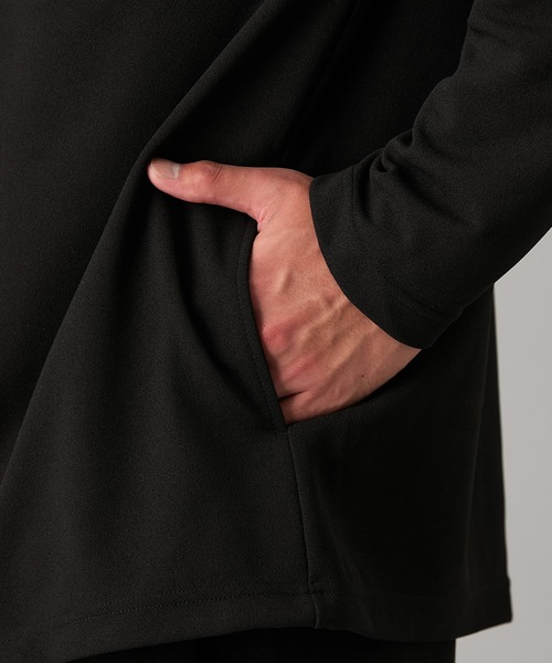 nissen（ニッセン）の「カットソーセットアップスーツ（ノーカラージャケット＋イージーパンツ）　(S～3Lサイズ)（セットアップ・メンズ・ネイビー/ブラック・S/M/L/LL/3L）」の19枚目の写真