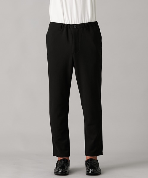 nissen（ニッセン）の「カットソーセットアップスーツ（ノーカラージャケット＋イージーパンツ）　(S～3Lサイズ)（セットアップ・メンズ・ネイビー/ブラック・S/M/L/LL/3L）」の20枚目の写真