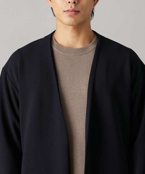 メンズスーツ】カットソーセットアップスーツ（ノーカラージャケット＋