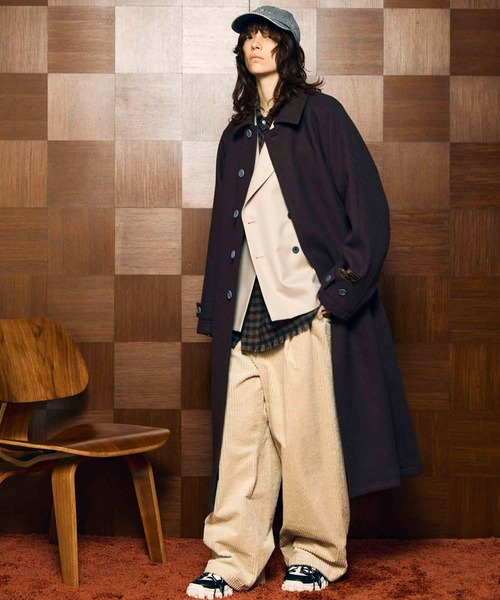 MAISON SPECIAL(メゾンスペシャル)の「《UNISEX》4 Colors Chambray Washable Wool Peaked Lapel Double Breasted Jacket/4色シャンブレーウォッシャブルウールピークドラペルダブルテーラードジャケット【MAISON SPECIAL/メゾンスペシャル】(テーラードジャケット・メンズ・ホワイト/チャコールグレー/ブラック/グレー/ダークブルー・1/2/0)」の16枚目の写真
