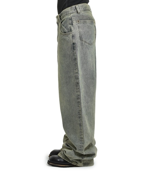 Neutral Untitled(ニュートラルアンタイトルド)の「BAGGY DENIM(デニムパンツ・メンズ・インディゴブルー・30/32/34)」の4枚目の写真