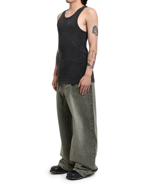 Neutral Untitled(ニュートラルアンタイトルド)の「BAGGY DENIM(デニムパンツ・メンズ・インディゴブルー・30/32/34)」の5枚目の写真