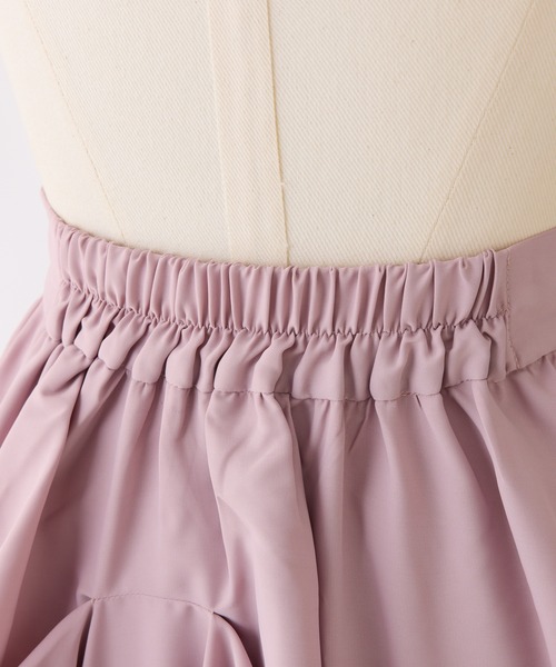 Seemi. byNICECLAUP（ シーミーバイナイスクラップ）の「【Seemi.】デザインバルーンスカート（スカート・レディース・ブラック/ホワイト/ピンク・FREE）」の8枚目の写真