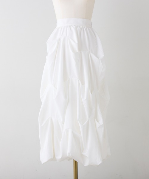 Seemi. byNICECLAUP（ シーミーバイナイスクラップ）の「【Seemi.】デザインバルーンスカート（スカート・レディース・ブラック/ホワイト/ピンク・FREE）」の22枚目の写真